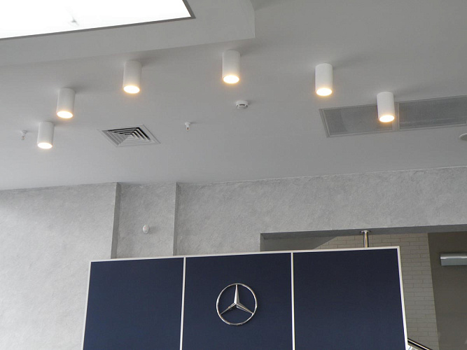 Автосалон Mercedes-Benz - освещение рис.6